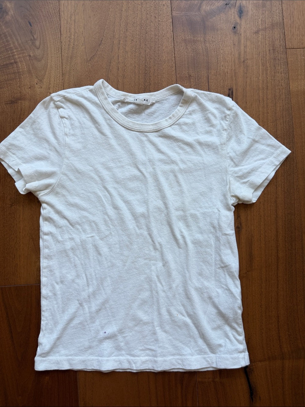 SLVRLAKE Cotton Baby Tee / XS / White